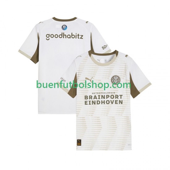 Camiseta de Fútbol PSV Eindhoven 2025-2026 Tercera Equipación Manga Corta Hombre Camiseta de Fútbol PSV Eindhoven 2025-2026 Tercera Equipación Manga Corta Hombre
