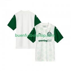 Camiseta de Fútbol Palmeiras 2025-2026 Segunda Equipación Manga Corta Hombre