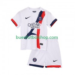 Camiseta de Fútbol Paris Saint-Germain 2025-2026 Segunda Equipación Manga Corta Niño