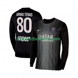 Camiseta de Fútbol Paris Saint-Germain Portero Arnau Tenas 80 2025-2026 Primera Equipación Manga Larga Hombre