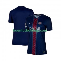 Camiseta de Fútbol Paris Saint-Germain 2025-2026 Primera Equipación Manga Corta para Mujer
