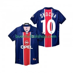 Camiseta de Fútbol Paris Saint-Germain OKOCHA 10 Retro 1998 1999 Primera Equipación Manga Corta Hombre