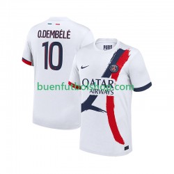 Camiseta de Fútbol Paris Saint-Germain Ousmane Dembele 10 2025-2026 Segunda Equipación Manga Corta Hombre