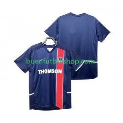 Camiseta de Fútbol Paris Saint-Germain Retro 2002 2003 Primera Equipación Manga Corta Hombre