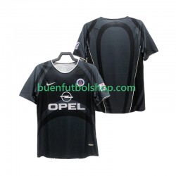 Camiseta de Fútbol Paris Saint-Germain Retro 2001 2002 Tercera Equipación Manga Corta Hombre