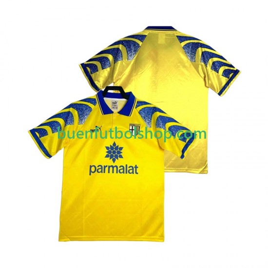 Camiseta de Fútbol Parma Retro 1995 1997 Primera Equipación Manga Corta Hombre