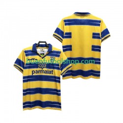 Camiseta de Fútbol Parma Retro 1998 1999 Primera Equipación Manga Corta Hombre Camiseta de Fútbol Parma Retro 1998 1999 Primera Equipación Manga Corta Hombre