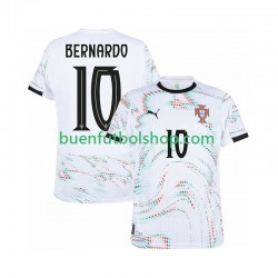 Camiseta de Fútbol Portugal Bernardo Silva 10 2025-2026 Segunda Equipación Manga Corta Hombre