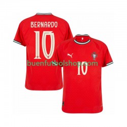Camiseta de Fútbol Portugal Bernardo Silva 10 2025-2026 Primera Equipación Manga Corta Hombre