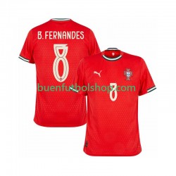 Camiseta de Fútbol Portugal Bruno Fernandes 8 2025-2026 Primera Equipación Manga Corta Hombre