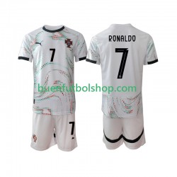 Camiseta de Fútbol Portugal Cristiano Ronaldo 7 2025 Segunda Equipación Manga Corta Niño