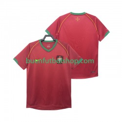Camiseta de Fútbol Portugal Retro 2006 Primera Equipación Manga Corta Hombre Camiseta de Fútbol Portugal Retro 2006 Primera Equipación Manga Corta Hombre