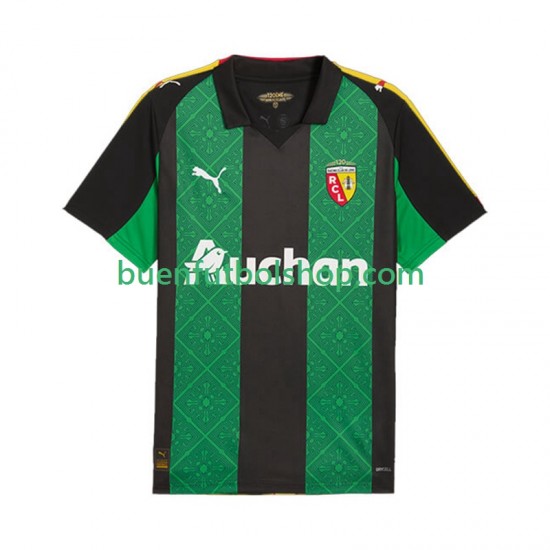 Camiseta de Fútbol RC Lens 2025-2026 Segunda Equipación Manga Corta Hombre