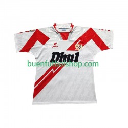 Camiseta de Fútbol Rayo Vallecano Retro 1994 1995 Primera Equipación Manga Corta Hombre