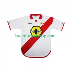 Camiseta de Fútbol Rayo Vallecano Retro 2000 2001 Primera Equipación Manga Corta Hombre