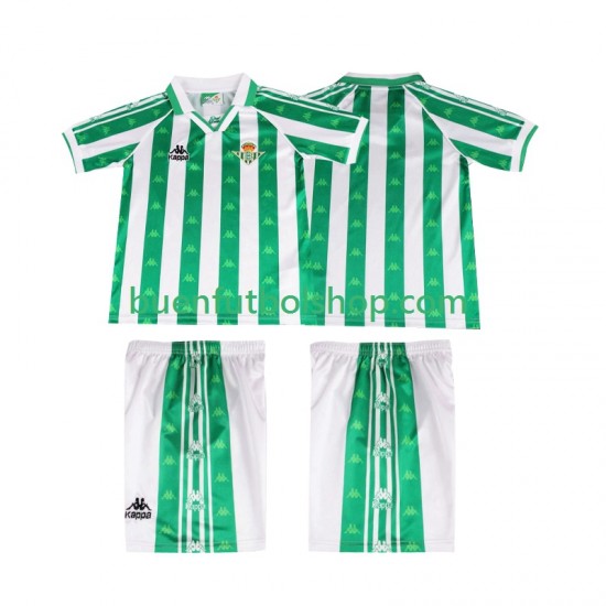 Camiseta de Fútbol Real Betis Retro 1996 1997 Primera Equipación Manga Corta Niño