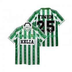 Camiseta de Fútbol Real Betis FINIDI 25 Retro 1995 1996 Primera Equipación Manga Corta Hombre Camiseta de Fútbol Real Betis FINIDI 25 Retro 1995 1996 Primera Equipación Manga Corta Hombre