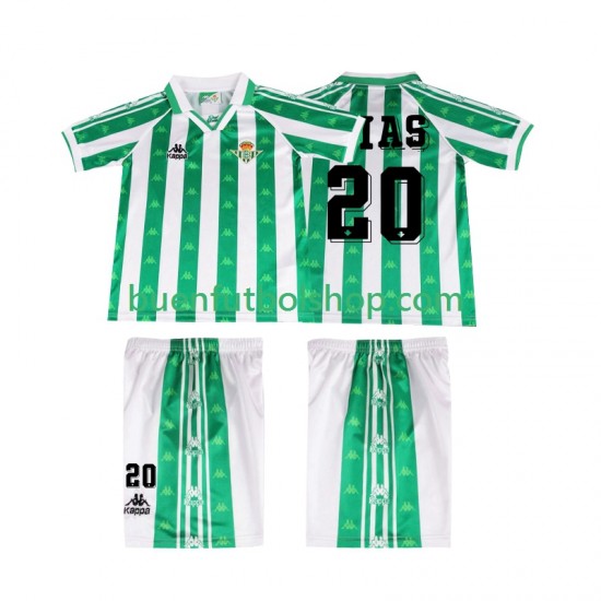 Camiseta de Fútbol Real Betis Tomas Olias 20 Retro 1996 1997 Primera Equipación Manga Corta Niño