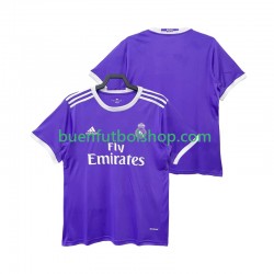 Camiseta de Fútbol Real Madrid Retro 2016 2017 Segunda Equipación Manga Corta Hombre Camiseta de Fútbol Real Madrid Retro 2016 2017 Segunda Equipación Manga Corta Hombre