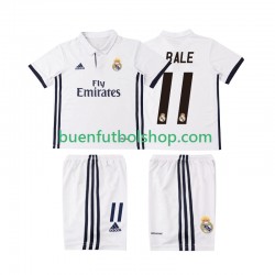 Camiseta de Fútbol Real Madrid BALE 11 Retro 2016 2017 Primera Equipación Manga Corta Niño Camiseta de Fútbol Real Madrid BALE 11 Retro 2016 2017 Primera Equipación Manga Corta Niño