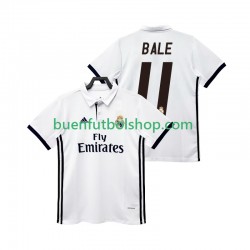 Camiseta de Fútbol Real Madrid BALE 11 Retro 2017 2018 Primera Equipación Manga Corta Hombre