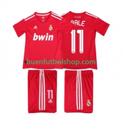 Camiseta de Fútbol Real Madrid BALE 11 Retro 2011 2012 Tercera Equipación Manga Corta Niño