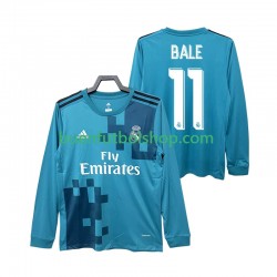 Camiseta de Fútbol Real Madrid BALE 11 Retro 2017 2018 Tercera Equipación Manga Larga Hombre