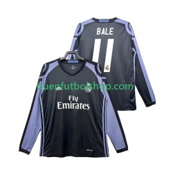 Camiseta de Fútbol Real Madrid Bale 11 Retro 2016 2017 Tercera Equipación Manga Larga Hombre Camiseta de Fútbol Real Madrid Bale 11 Retro 2016 2017 Tercera Equipación Manga Larga Hombre