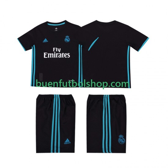 Camiseta de Fútbol Real Madrid Retro 2017 2018 Segunda Equipación Manga Corta Niño Camiseta de Fútbol Real Madrid Retro 2017 2018 Segunda Equipación Manga Corta Niño