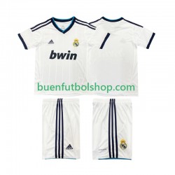Camiseta de Fútbol Real Madrid Retro 2012 2013 Primera Equipación Manga Corta Niño Camiseta de Fútbol Real Madrid Retro 2012 2013 Primera Equipación Manga Corta Niño