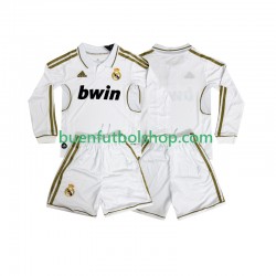 Camiseta de Fútbol Real Madrid Retro 2011 2012 Primera Equipación Manga Larga Niño Camiseta de Fútbol Real Madrid Retro 2011 2012 Primera Equipación Manga Larga Niño