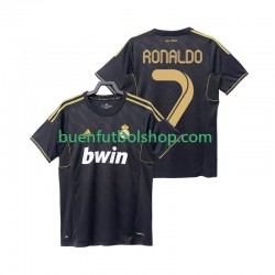 Camiseta de Fútbol Real Madrid Cristiano Ronaldo 7 Retro 2011 2012 Segunda Equipación Manga Corta Hombre
