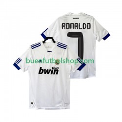Camiseta de Fútbol Real Madrid Cristiano Ronaldo 7 Retro 2010 2011 Primera Equipación Manga Corta Hombre