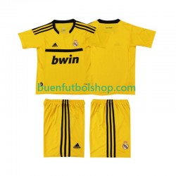 Camiseta de Fútbol Real Madrid Portero Retro 2011 2012 Primera Equipación Manga Corta Niño