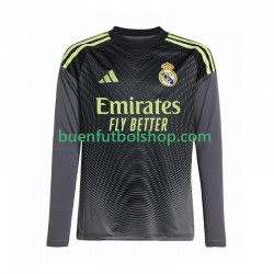 Camiseta de Fútbol Real Madrid Portero 2025-2026 Tercera Equipación Manga Larga Hombre