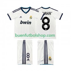 Camiseta de Fútbol Real Madrid KAKA 8 Retro 2012 2013 Primera Equipación Manga Corta Niño