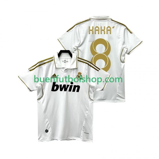 Camiseta de Fútbol Real Madrid KAKA 8 Retro 2011 2012 Primera Equipación Manga Corta Hombre Camiseta de Fútbol Real Madrid KAKA 8 Retro 2011 2012 Primera Equipación Manga Corta Hombre