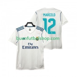 Camiseta de Fútbol Real Madrid MARCELD 12 Retro 2017 2018 Primera Equipación Manga Corta Hombre