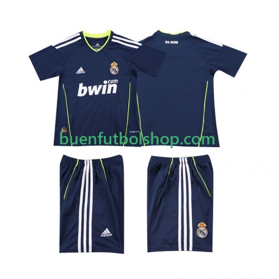 Camiseta de Fútbol Real Madrid Retro 2010 2011 Segunda Equipación Manga Corta Niño Camiseta de Fútbol Real Madrid Retro 2010 2011 Segunda Equipación Manga Corta Niño