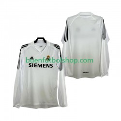 Camiseta de Fútbol Real Madrid Retro 2005 2006 Primera Equipación Manga Larga Hombre Camiseta de Fútbol Real Madrid Retro 2005 2006 Primera Equipación Manga Larga Hombre