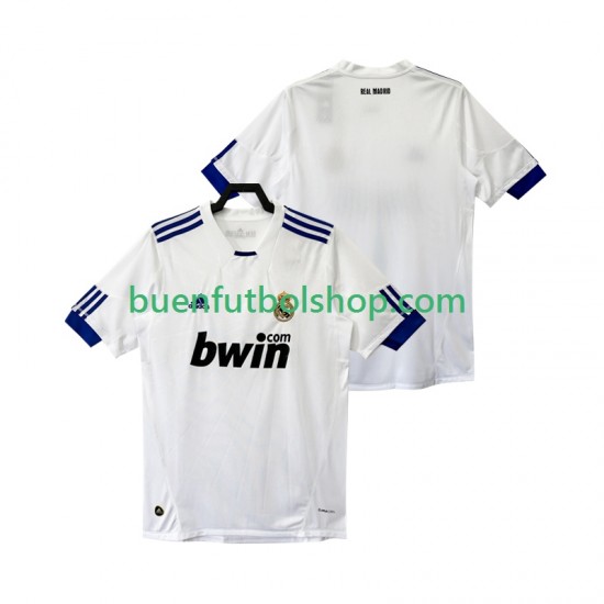 Camiseta de Fútbol Real Madrid Retro 2010 2011 Primera Equipación Manga Corta Hombre Camiseta de Fútbol Real Madrid Retro 2010 2011 Primera Equipación Manga Corta Hombre