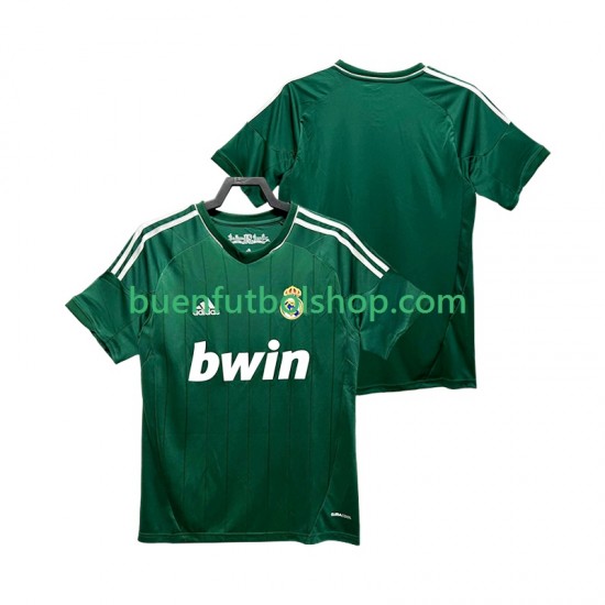 Camiseta de Fútbol Real Madrid Retro 2012 2013 Tercera Equipación Manga Corta Hombre