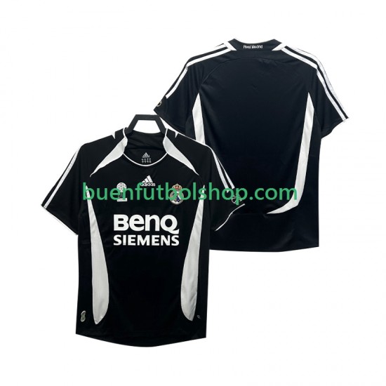 Camiseta de Fútbol Real Madrid Retro 2006 2007 Tercera Equipación Manga Corta Hombre Camiseta de Fútbol Real Madrid Retro 2006 2007 Tercera Equipación Manga Corta Hombre