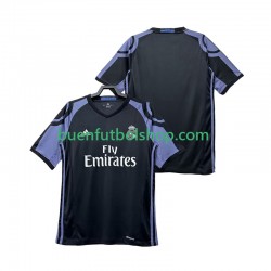 Camiseta de Fútbol Real Madrid Retro 2016 2017 Tercera Equipación Manga Corta Hombre Camiseta de Fútbol Real Madrid Retro 2016 2017 Tercera Equipación Manga Corta Hombre