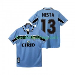 Camiseta de Fútbol SS Lazio NESTA 13 Retro 1998 1999 Primera Equipación Manga Corta Hombre Camiseta de Fútbol SS Lazio NESTA 13 Retro 1998 1999 Primera Equipación Manga Corta Hombre