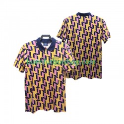 Camiseta de Fútbol Escocia Retro 1988 1989 Tercera Equipación Manga Corta Hombre