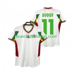 Camiseta de Fútbol Senegal DIOUF 11 Retro 2002 Primera Equipación Manga Corta Hombre Camiseta de Fútbol Senegal DIOUF 11 Retro 2002 Primera Equipación Manga Corta Hombre