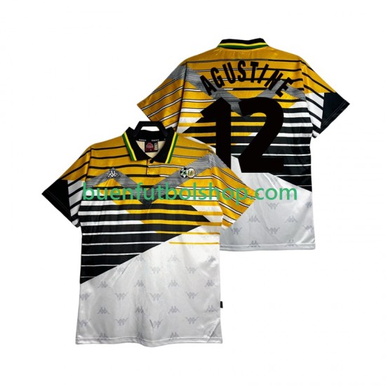 Camiseta de Fútbol Sudáfrica AGUSTINE 12 Retro 1994 Primera Equipación Manga Corta Hombre Camiseta de Fútbol Sudáfrica AGUSTINE 12 Retro 1994 Primera Equipación Manga Corta Hombre