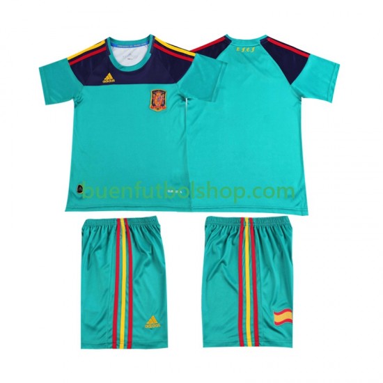 Camiseta de Fútbol España Portero Retro 2010 Primera Equipación Manga Corta Niño Camiseta de Fútbol España Portero Retro 2010 Primera Equipación Manga Corta Niño