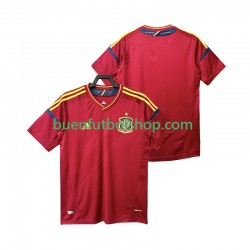 Camiseta de Fútbol España Retro 2012 Primera Equipación Manga Corta Hombre